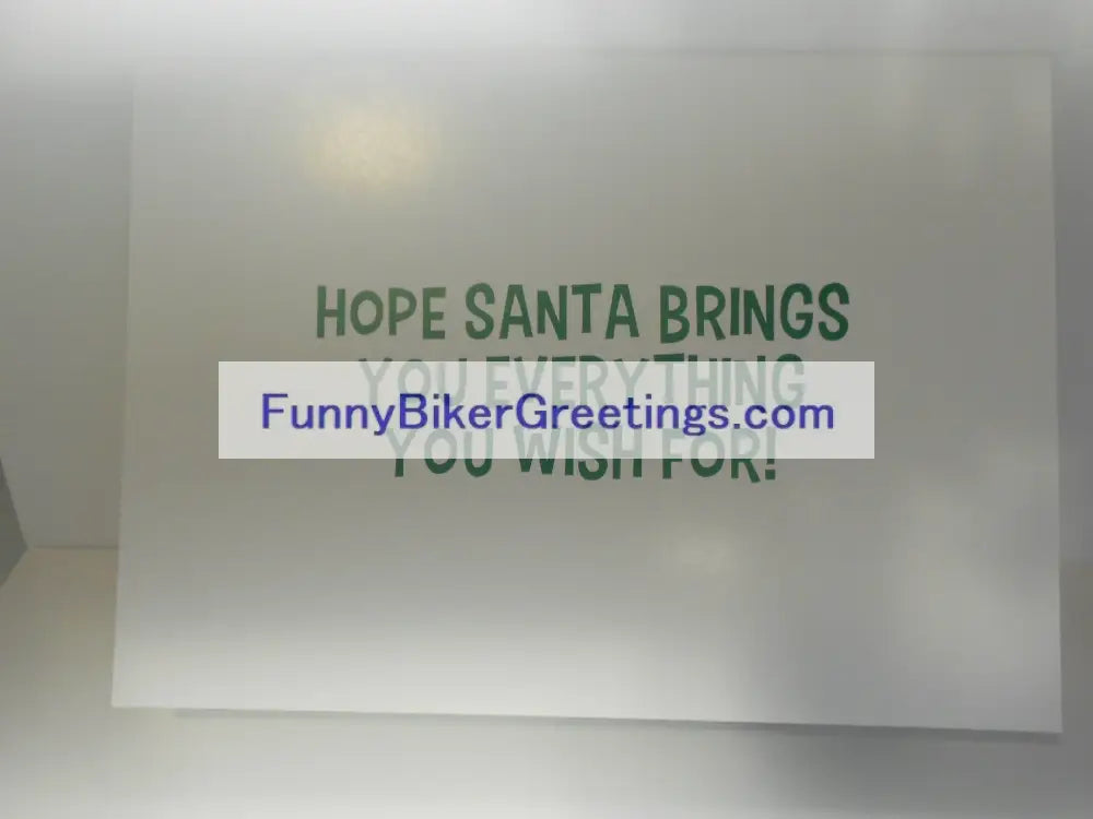 Merry Christmas! Greeting Card